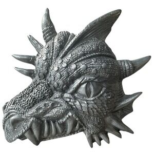 MEDIEVAL DRAGON CUT OUT BELT BUCKLE! VINTAGE! RARE! GAP! 1996!‎ BEAST SCARY